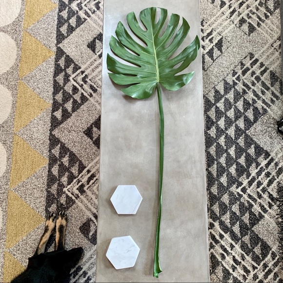 CB2 Other - CB2 41” Faux Monstera Leaf